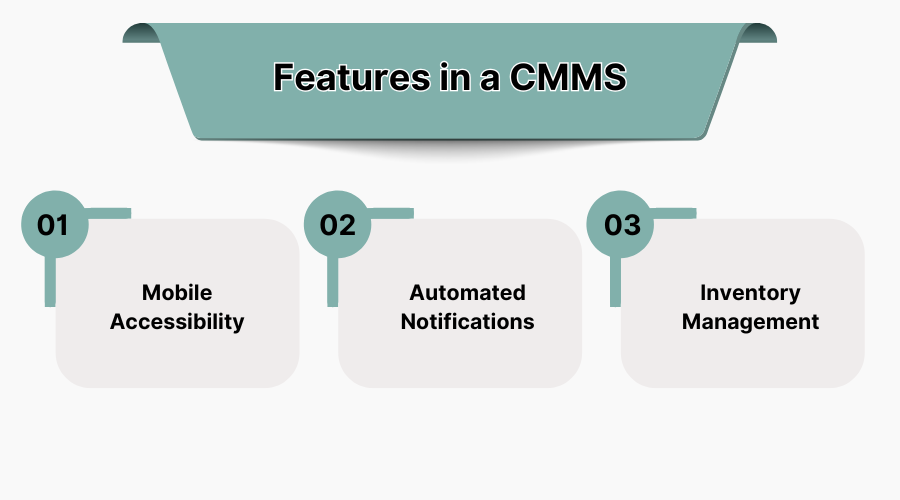 Features in a CMMS